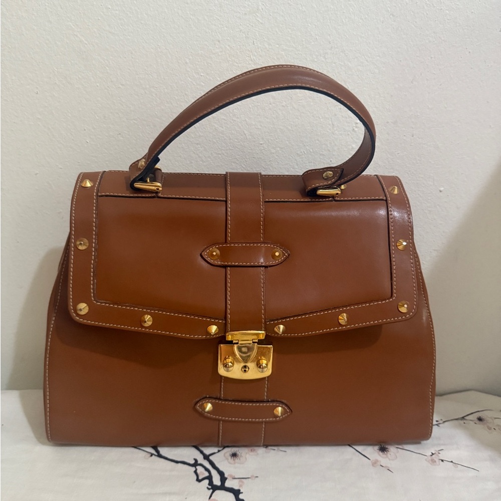 Barbara Brown Leather Handbag